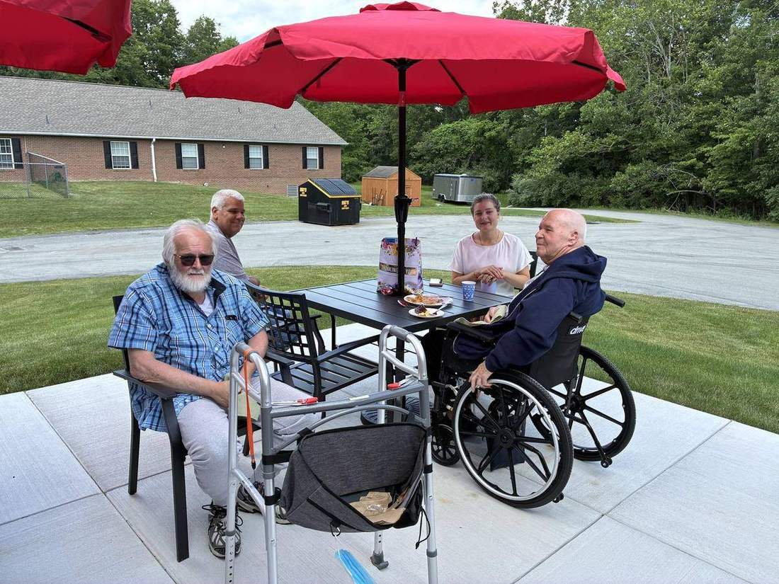 Lunch on the patio