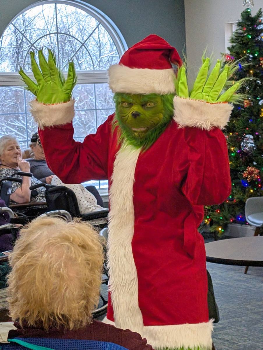 The Grinch visits